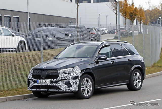 メルセデスベンツ GLE 改良新型プロトタイプ（スクープ写真）