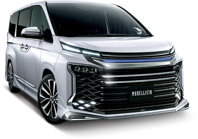 新型ヴォクシー・MODELLISTAエアロパーツセット装着車