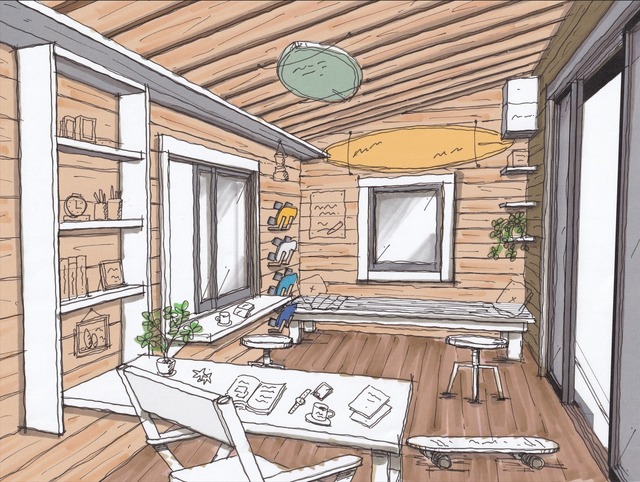 走るログ小屋“IMAGO”ムラサキスポーツ特別仕様車