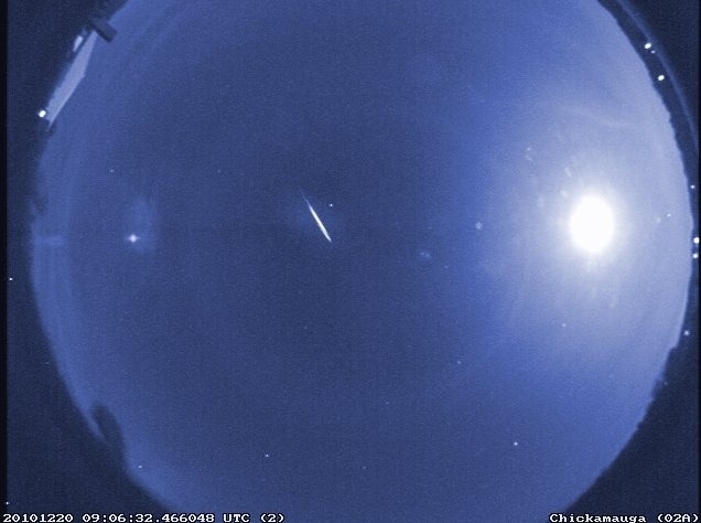 しぶんぎ座流星群　(c) NASA