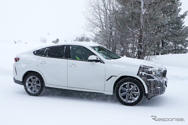 BMW X6 改良新型プロトタイプ　スクープ写真