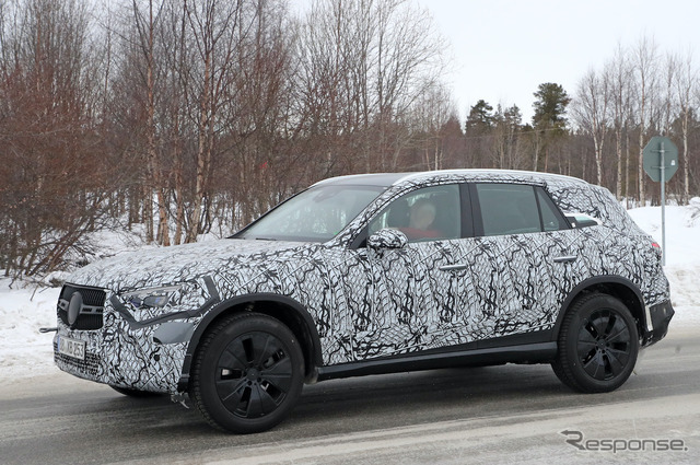 メルセデスベンツ GLC 次期型プロトタイプ（スクープ写真）