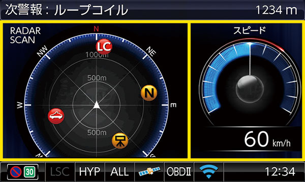 BLITZ Touch-B.R.A.I.N. LASER OBD IIアダプター