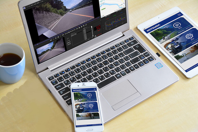 専用スマートフォンアプリ「Moto DR」、専用PCソフトウェア「Moto DR Player」