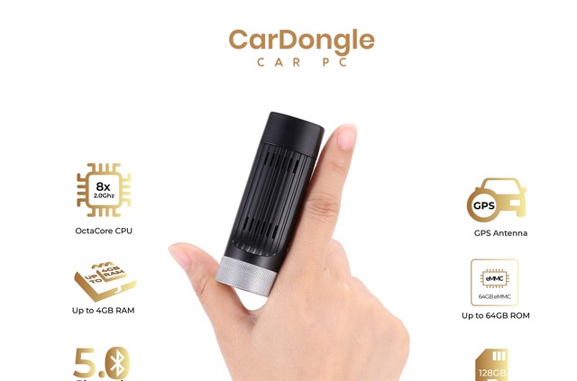 カーナビがAndroid機能に変身するガジェット【CarDongle】