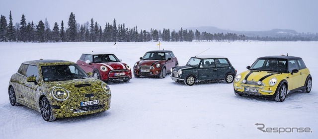MINI ハッチバック 次期型のEVプロトタイプと歴代モデル
