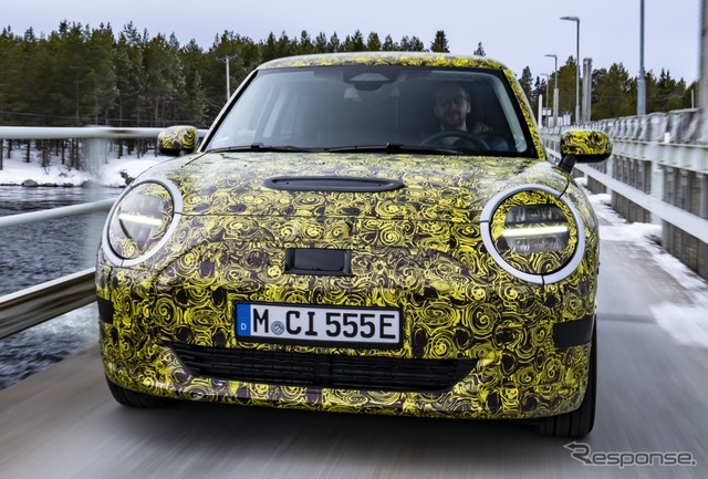 MINI ハッチバック 次期型のEVプロトタイプ