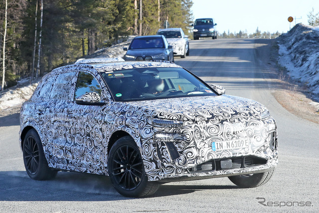 アウディ RS Q6 e-tron プロトタイプ（スクープ写真）