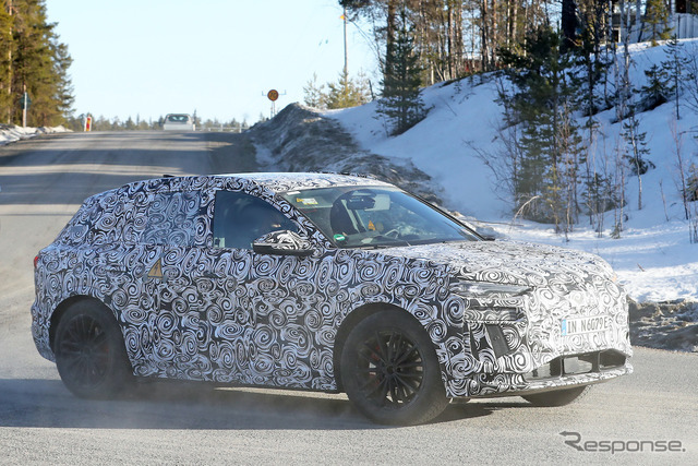 アウディ RS Q6 e-tron プロトタイプ（スクープ写真）