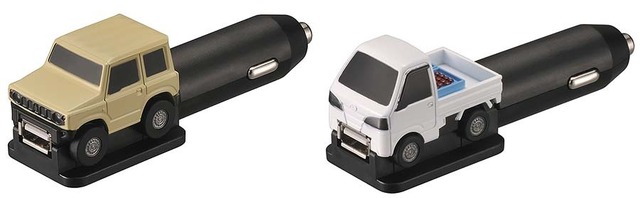 クルマ型USBチャージャー ジムニー（NZ667）／ハイゼット（NZ668）