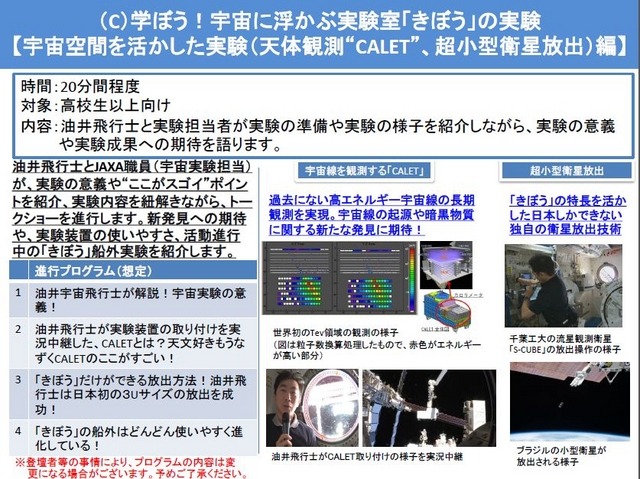 実施予定トークショー内容