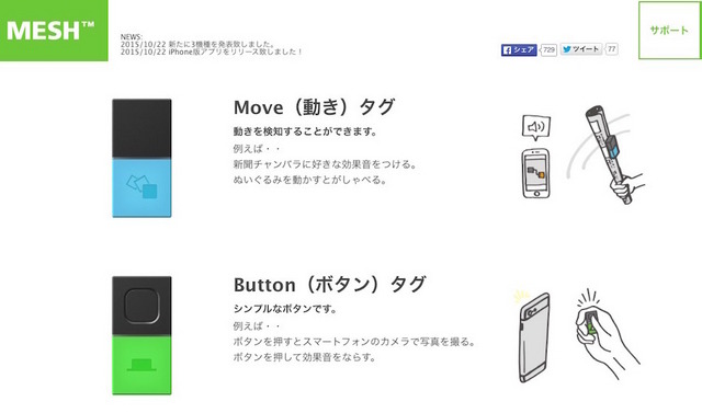 MESHの機能