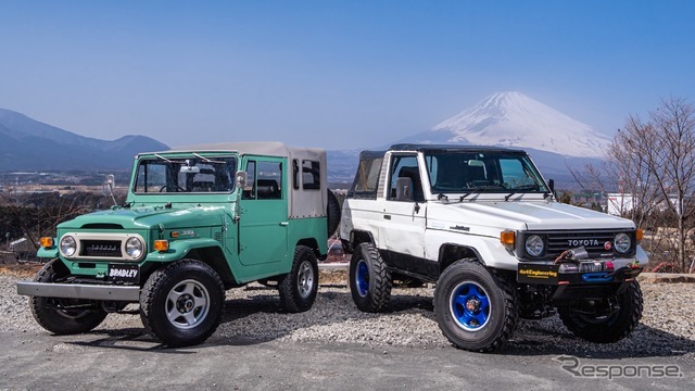 BRADLEY 40th Anniversary / ランドクルーザー【FJ40 (左) , PJZ70 (右) 】