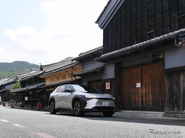 見事に卯建（うだつ）の上がった街並み