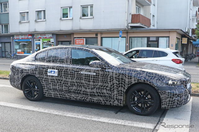 BMW 5シリーズ 次期型プロトタイプ（スクープ写真）