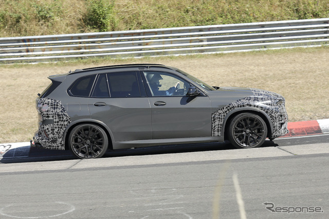 BMW X5M 改良新型プロトタイプ（スクープ写真）