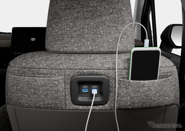 トヨタ・シエンタ：充電用USB端子Type-C×2個（運転席シートバック）