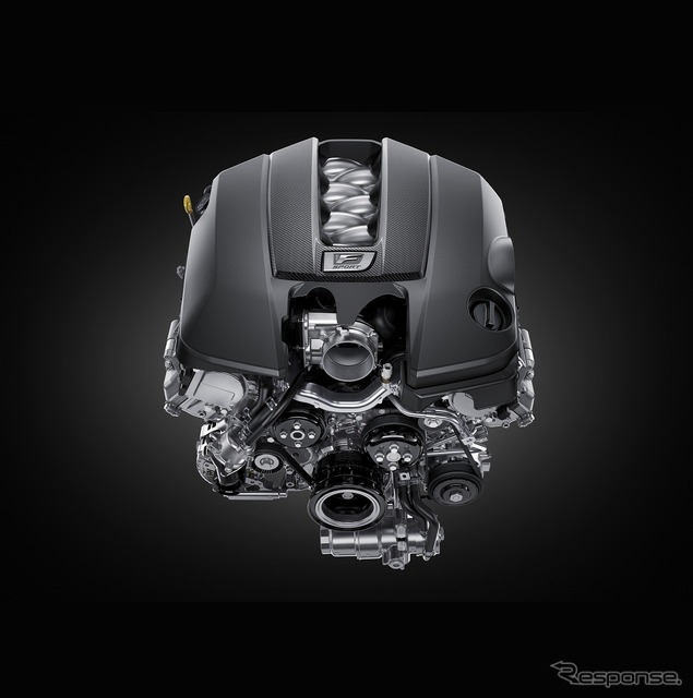 V型8気筒5.0Lエンジン