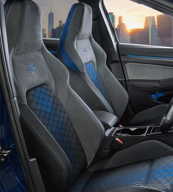 VW ゴルフR R専用ファブリック＆マイクロフリースシート