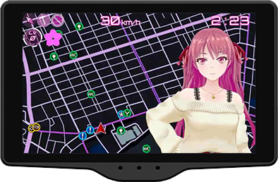ユピテルオリジナルキャラクター「富士サクラ」が安全運転をサポートするレーザー&レーダー探知機「Sakura01」が新発売