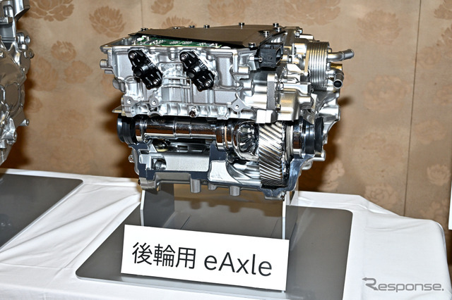 2.4リットルターボ・デュアルブーストハイブリッドに組み合わされる後輪用e-Axle