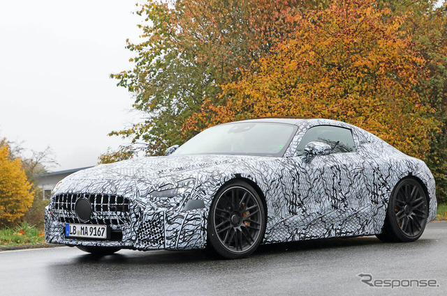 メルセデス AMG GT 53 Eパフォーマンス（スクープ写真）