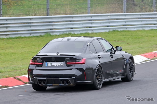 BMW M3 CS 新型プロトタイプ（スクープ写真）