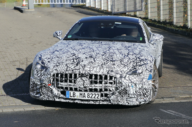 メルセデスAMG GT Edition1 市販型プロトタイプ（スクープ写真）