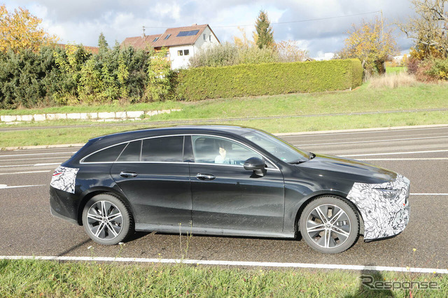 メルセデスベンツ CLA シューティングブレーク 改良新型プロトタイプ（スクープ写真）