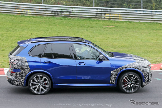 BMW X5 M60i プロトタイプ（スクープ写真）