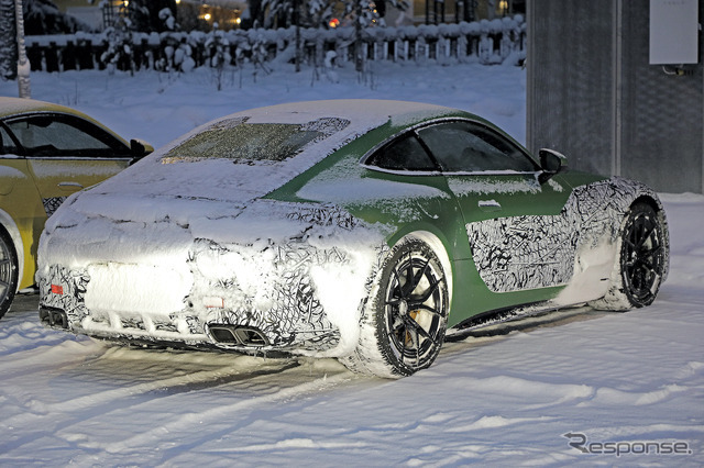 メルセデス AMG GT 次期型プロトタイプ（スクープ写真）