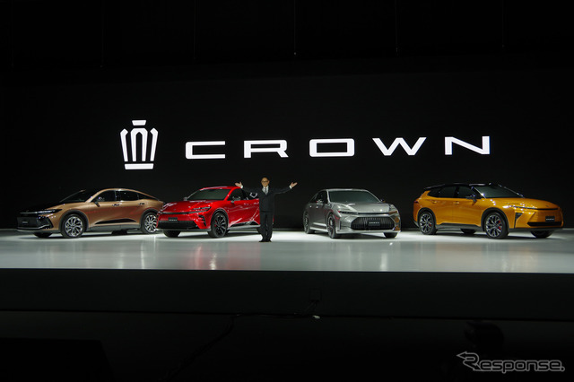 新型『クラウン』を発表したトヨタ自動車 豊田章男社長