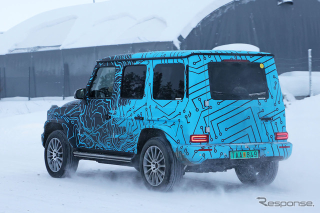 メルセデスベンツ EQG 市販型プロトタイプ（スクープ写真）