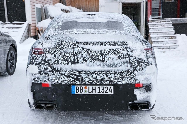 メルセデスAMG GLC63クーペ プロトタイプ（スクープ写真）