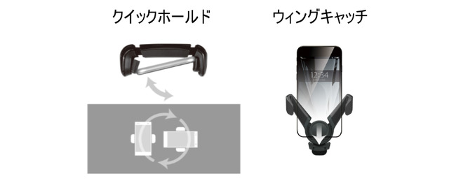 純正ディスプレイオーディオ周りを有効活用！ 幅広い車種に対応するスマートフォンホルダー2タイプが新発売