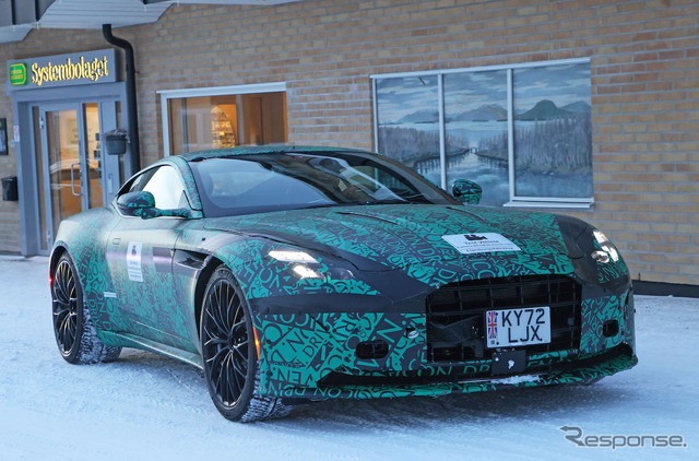 アストンマーティン DB11 後継モデルのプロトタイプ（スクープ写真）