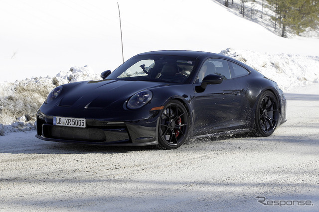 ポルシェ 911 GT3ツーリング 改良新型プロトタイプ（スクープ写真）