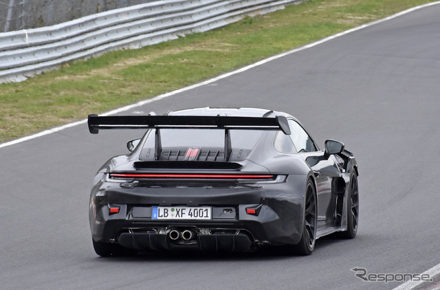 ポルシェ 911 GT2 RS 次期型プロトタイプ（スクープ写真）