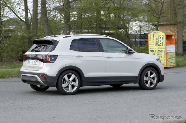 VW T-Cross 改良新型プロトタイプ（スクープ写真）