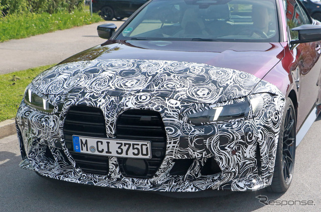 BMW M4カブリオレ 改良新型プロトタイプ（スクープ写真）