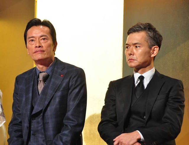 遠藤憲一＆渡部篤郎／「お義父さんと呼ばせて」制作発表会見