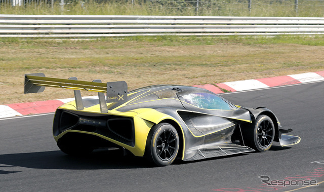 ロータス エヴァイヤX 開発車両（スクープ写真）
