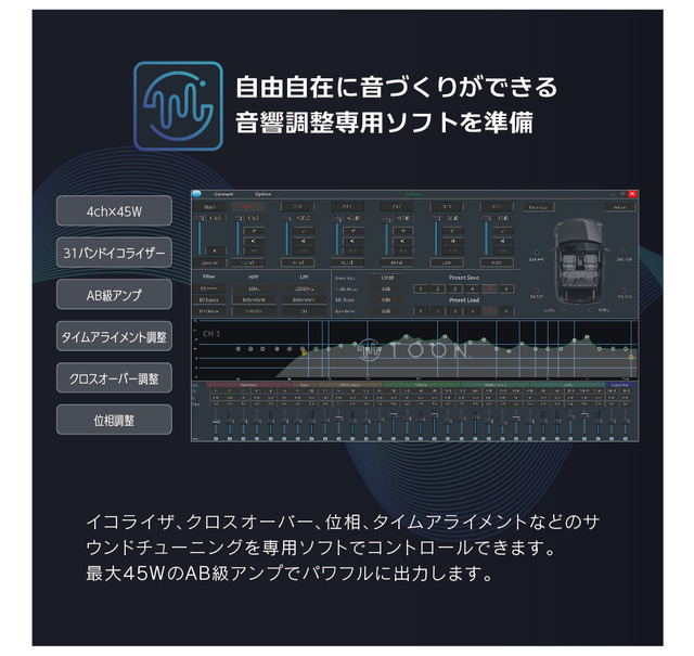 ハイラックス専用とコペンGR SPORT専用が新発売、ビートソニックが純正オーディオ良音キット「TOON X」にラインナップを追加