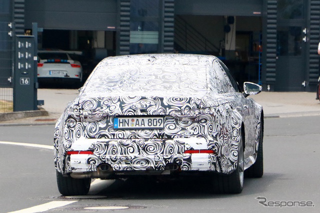 アウディ RS7と思われるプロトタイプ（スクープ写真）