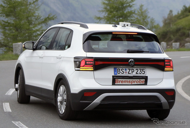 VW T-Cross 改良新型プロトタイプ（スクープ写真）