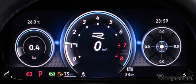 VW ゴルフR 20イヤーズ デジタルメータークラスター　“Digital Cockpit Pro”　