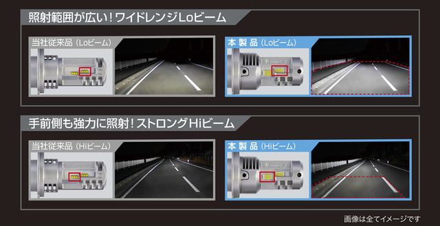 カーメイトからコンパクトで手軽にLED化できるヘッド＆フォグバルブ「C5500」シリーズが新発売