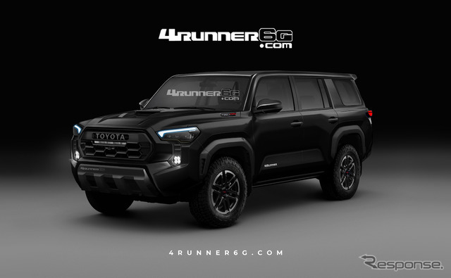 トヨタ 4ランナー 次期型（予想CG）
