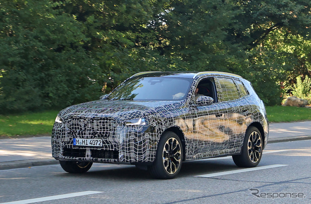 BMW X3 次期型プロトタイプ（スクープ写真）