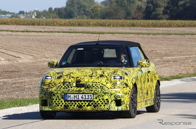 MINI コンバーチブル JCW 次期型プロトタイプ（スクープ写真）
